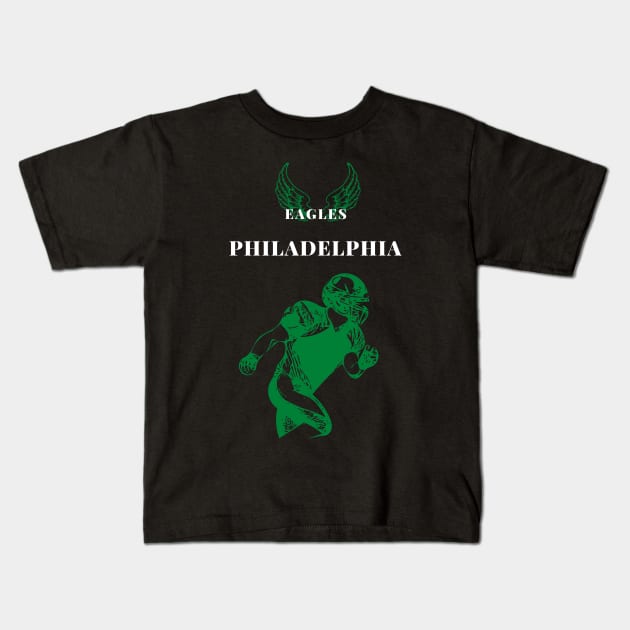 Philadelphia Eagles Kids T-Shirt by Nasromaystro